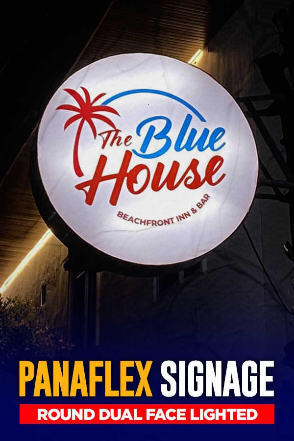 The Blue House - Circle Type (Lighted)